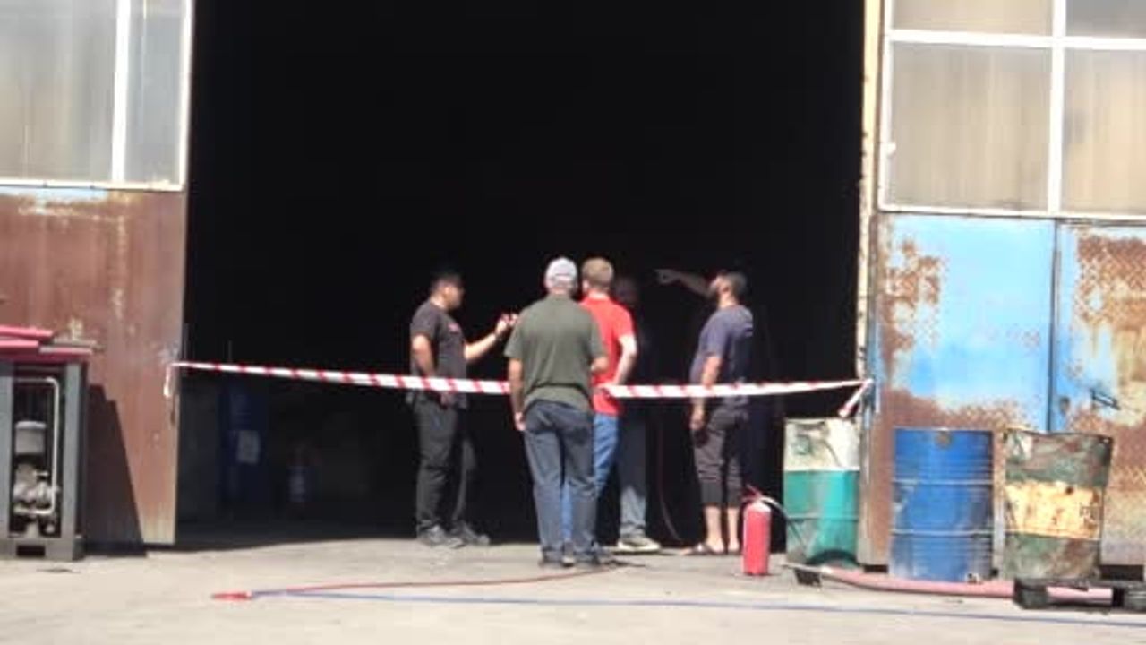 Konya'da metal fabrikasında döküm ocağı patlaması ve yangın