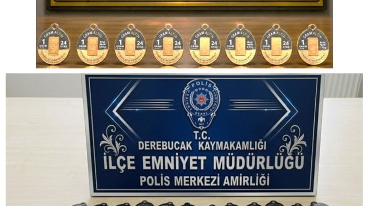 Konya'da Sahte Altın Operasyonu: 5 Şüpheli 52 Sahte Ziynet Eşyasıyla Yakalandı