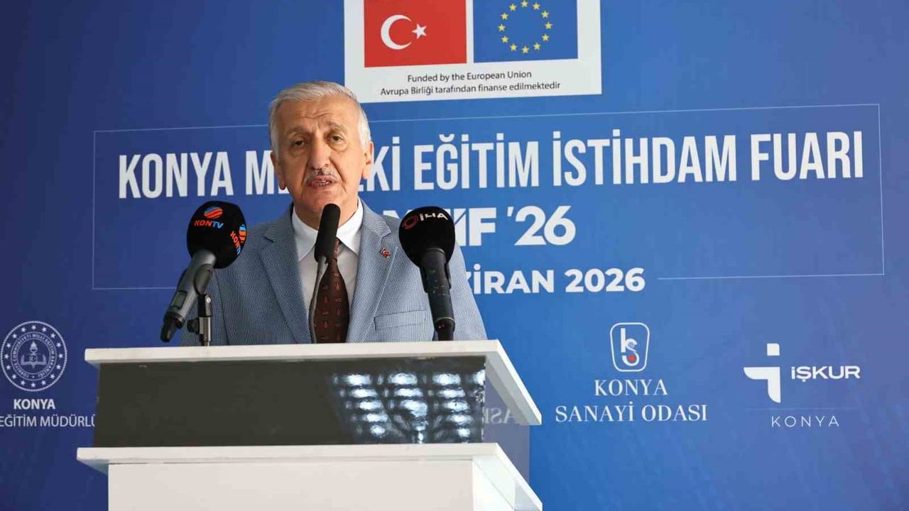 Konya modeli mesleki eğitim fuarı 3. kez açıldı
