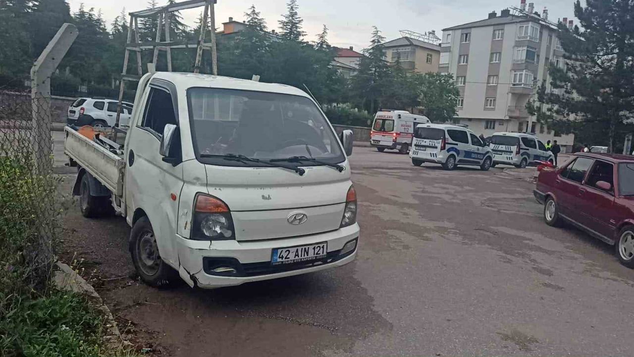 Konya Seydişehir'de trafik kazası: 2 kişi yaralandı
