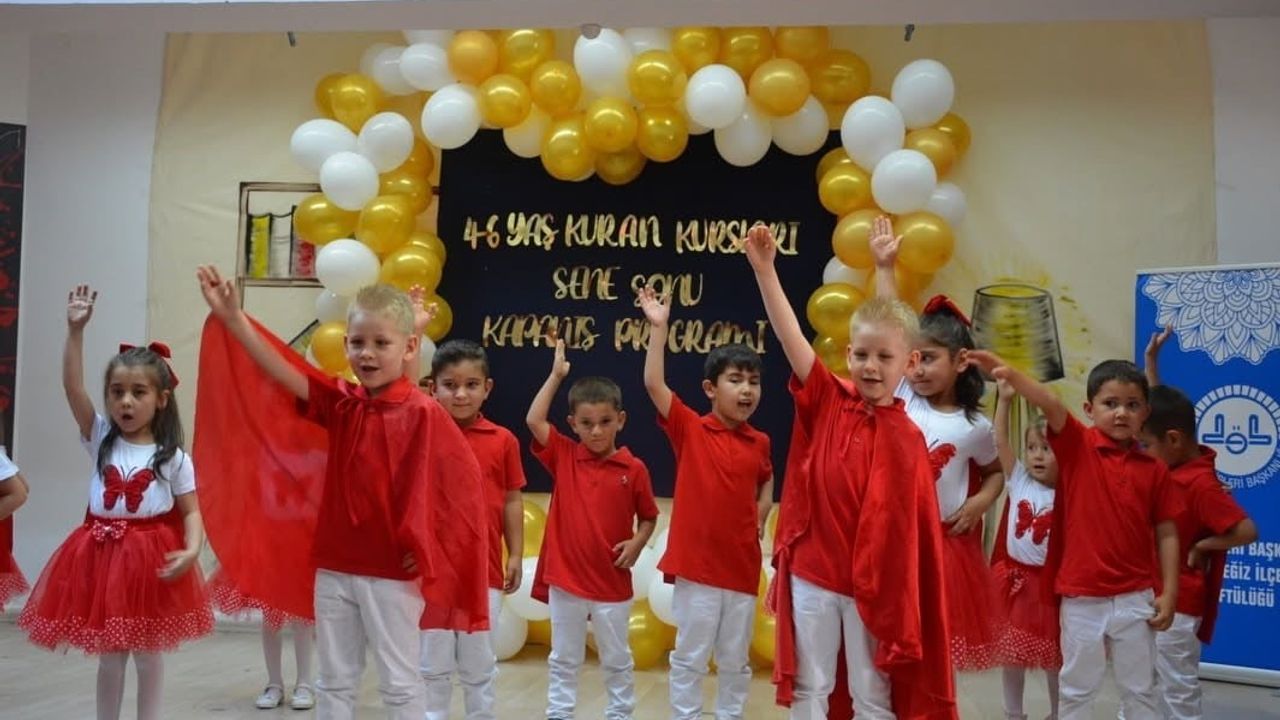 Köyceğiz'de 4-6 Yaş Kur'an Kurslarının 2025-2026 Yıl Sonu Kapanış Programı Yapıldı
