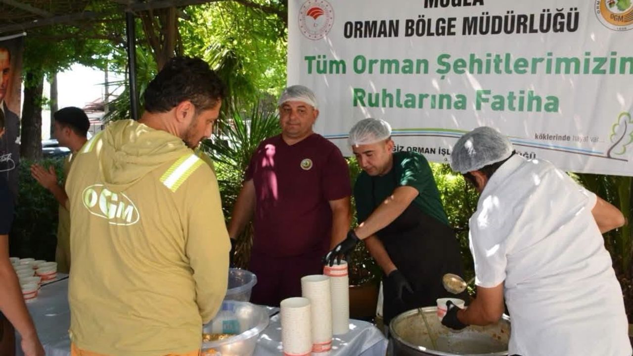 Köyceğiz’de orman şehidi Görkem Hasdemir aşure hayrı ve dualarla anıldı