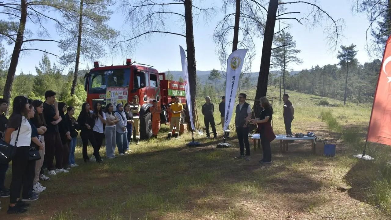 Köyceğiz’de yüksekokul öğrencileri sahada uygulama yaptı