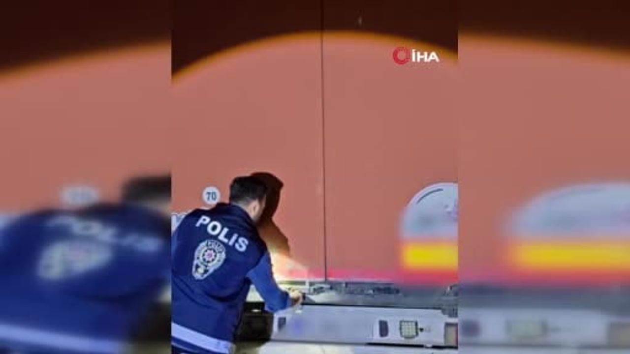 Koyulhisar'da durdurulan iki tırda 27 düzensiz göçmen yakalandı