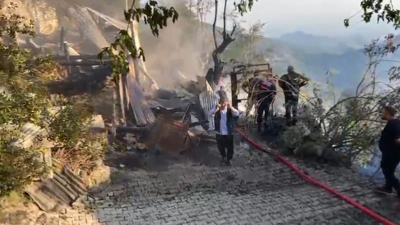 Kozan'da yayla evinden ormana sıçrayan yangın kontrol altına alındı