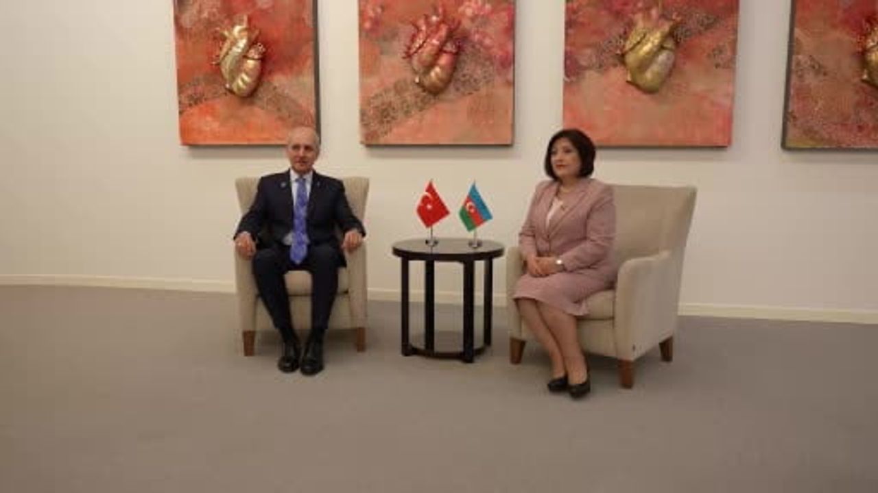 Kurtulmuş, Gafarova ile Bakü'de görüştü