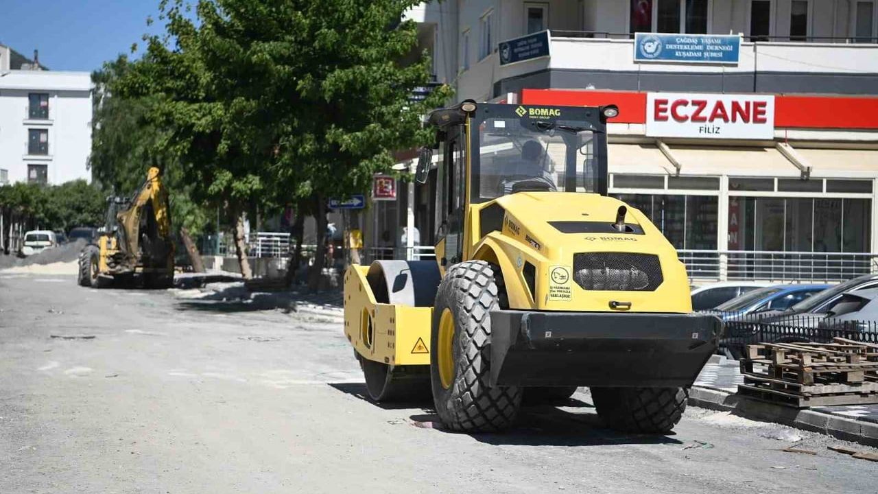 Kuşadası Cumhuriyet Mahallesi'ne 5 bin m² yeni yol yapımı başlıyor