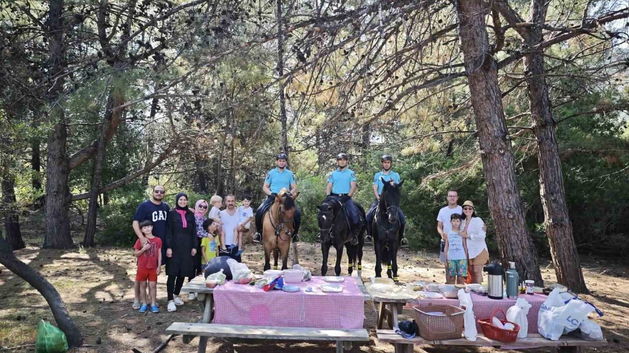 Kuşadası Milli Parkı'nda Atlı Jandarma Timi göreve başladı