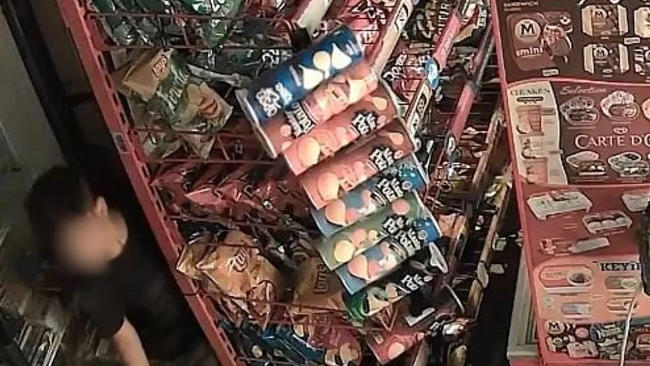 Kuşadası’nda markete giren çocuklar yaklaşık 100 bin lira değerinde ürün çaldı