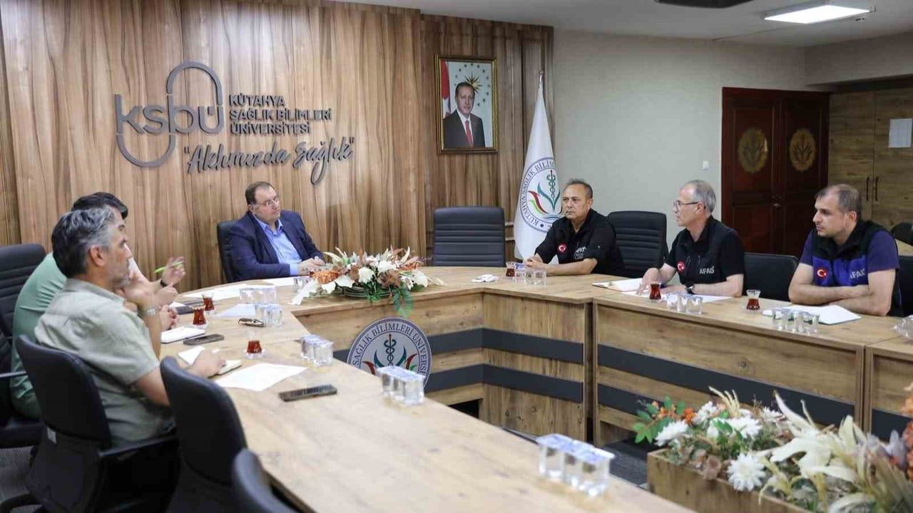 Kütahya'da afet yönetimi için koordinasyon birimi ve izleme kurulu kuruldu