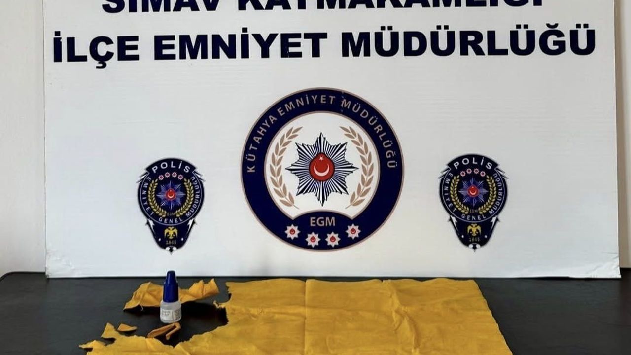 Kütahya'nın Simav ilçesinde uyuşturucu operasyonu: 2 şüpheli gözaltına alındı