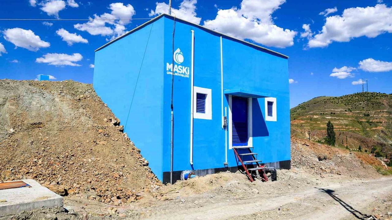 Malatya büyükşehir belediyesi'nden Kuluncak'a 41 kilometrelik içme suyu hattı