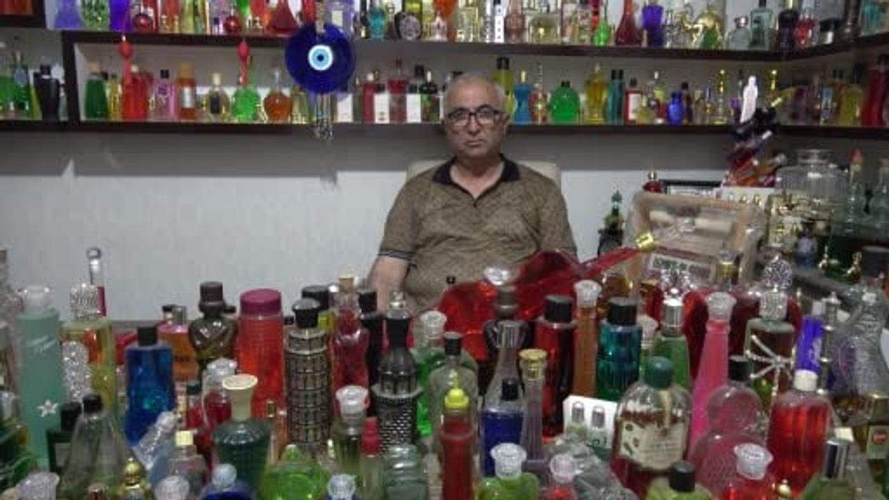 Malatya'da 35 yıllık, 10 bin parçalık kolonya koleksiyonu: İsmet Aladağ satmıyor, korunmasını istiyor