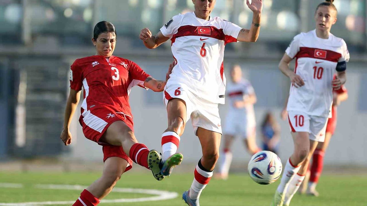 Malta 0 - Türkiye 3: A Milli Kadın Futbol Takımı Dünya Kupası Elemelerinde 2. Sırada