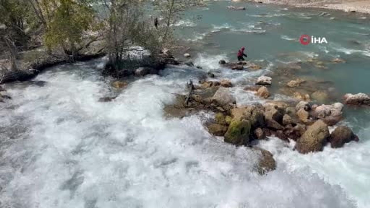 Manavgat’ta Alara Çayı’nda kaybolan genç 13 gündür aranıyor