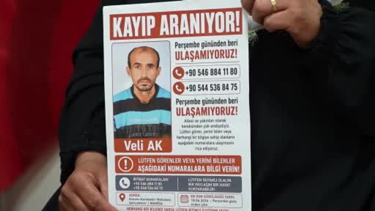 Manisa'da 42 yaşındaki Veli Ak kayıp