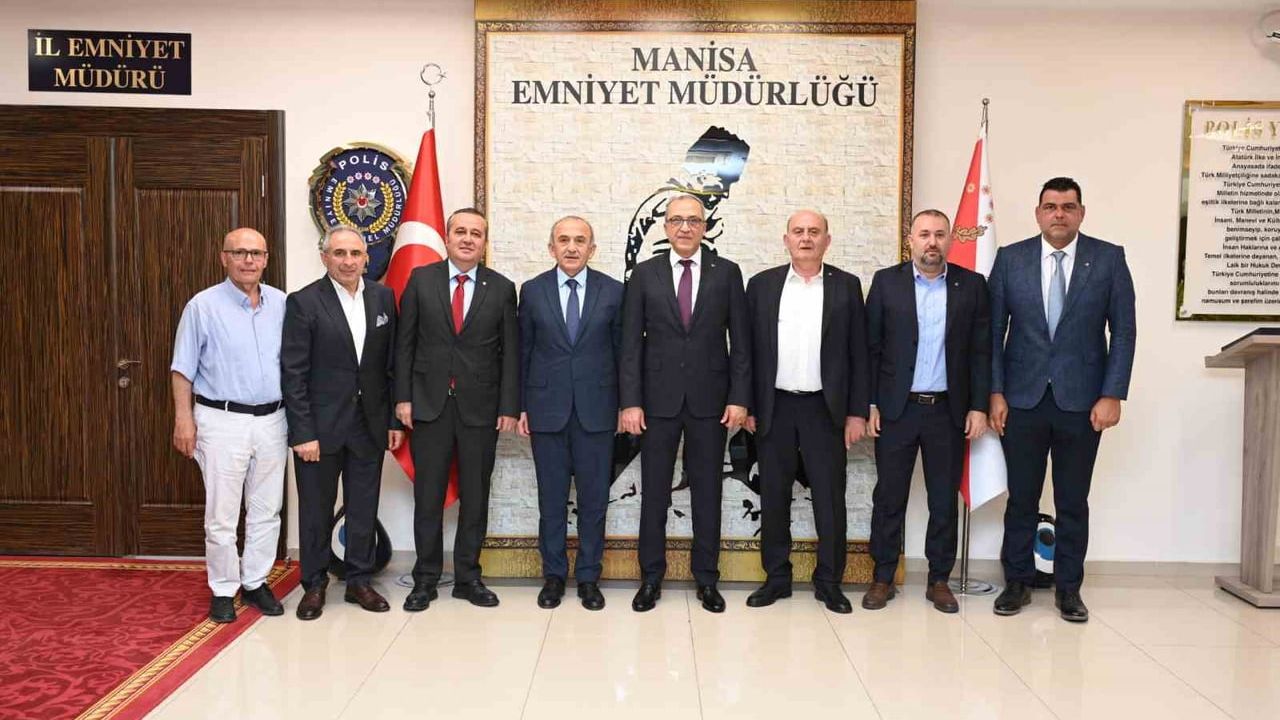 Manisa TSO Başkanı Yılmaz, İl Emniyet Müdürü Adnan Karayel’i ziyaret etti: Güvenlik ve iş birliği vurgusu