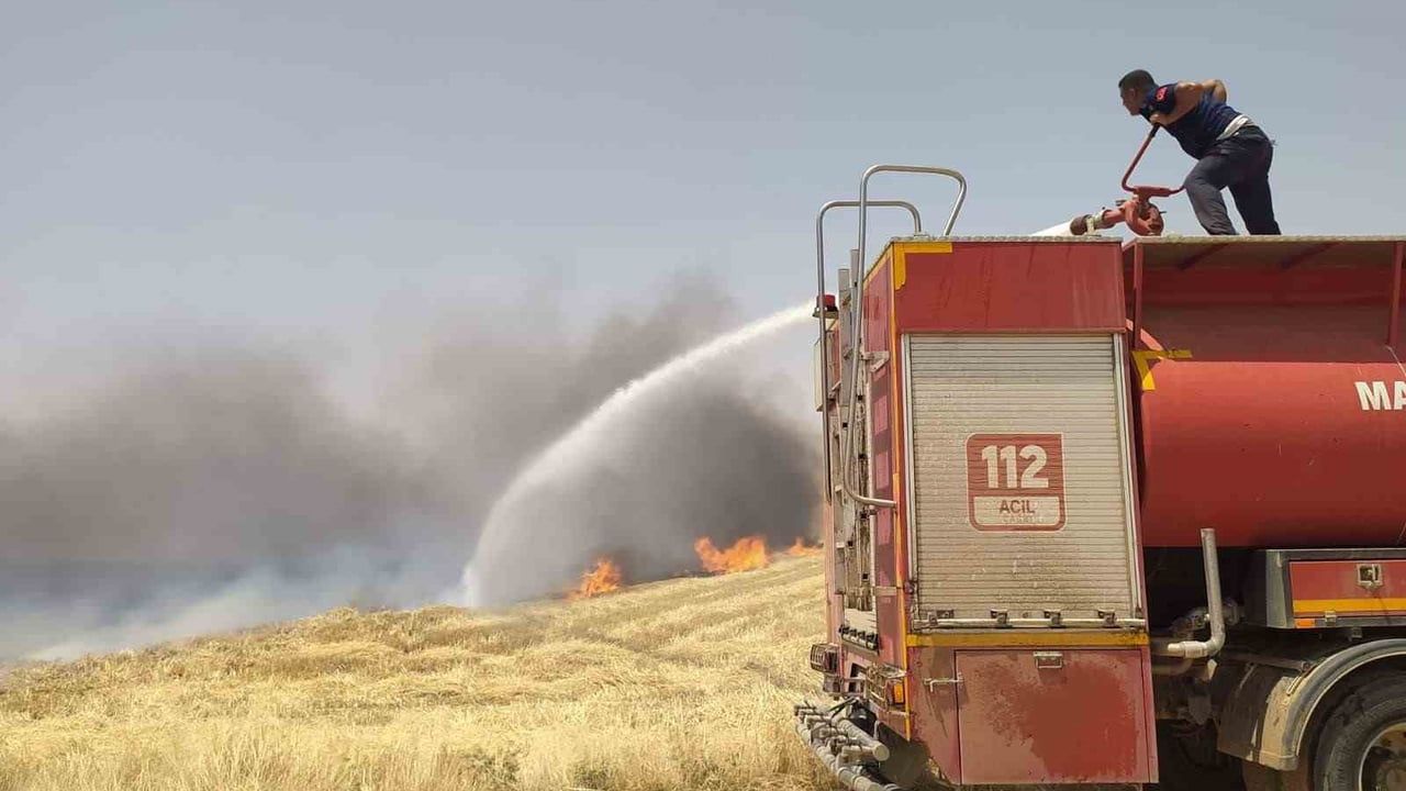 Mardin’de üç ayrı noktada çıkan yangınlar söndürüldü