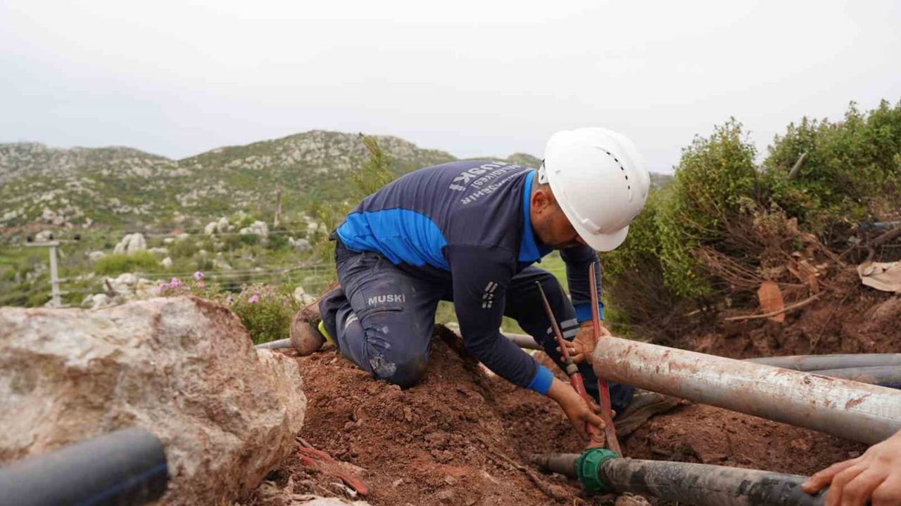 Marmaris Orhaniye ve Osmaniye mahallelerinin içme suyu sorunu MUSKİ 2. Etap ile çözüldü