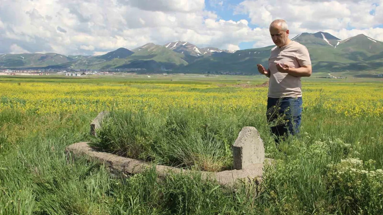Meçhul şehit 93 Harbi'nden beri Erzurum Ovası'nda nöbet tutuyor