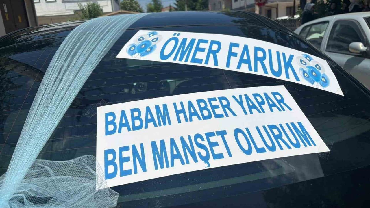 Medya camiasını buluşturan düğünde esprili gönderme