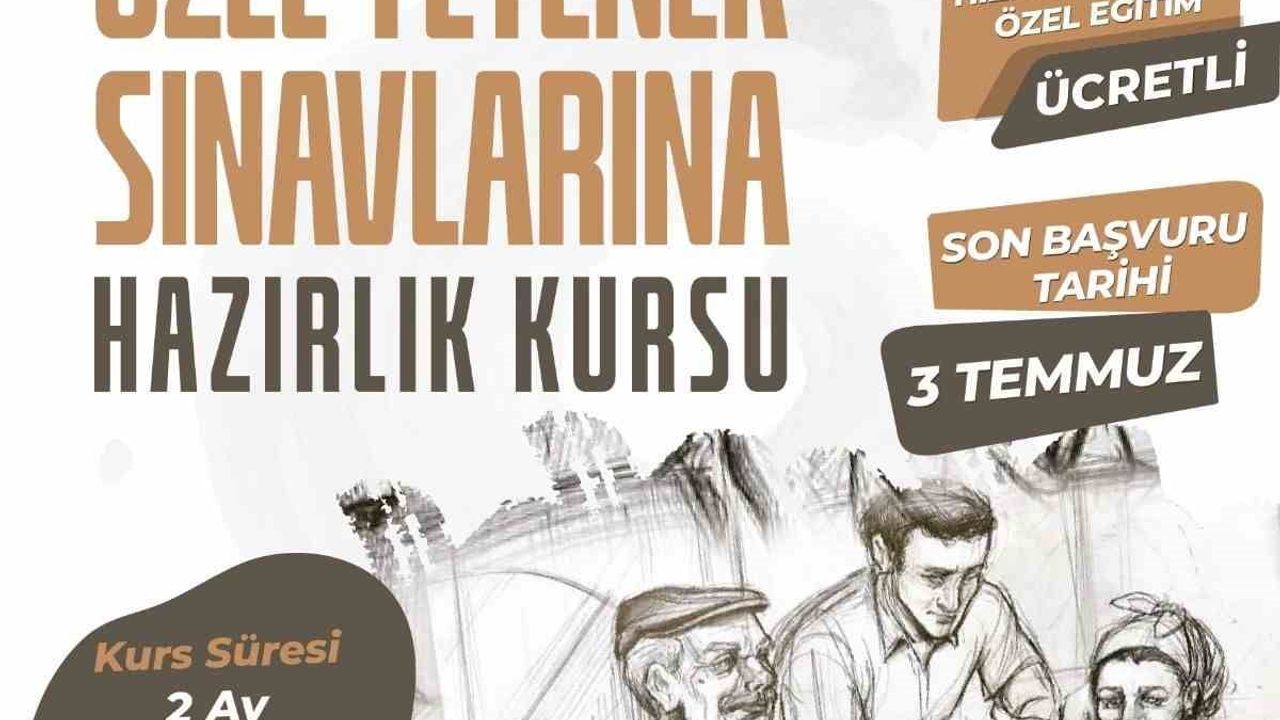Melikgazi Belediyesi'nden sanat lisesi ve fakülte adaylarına hazırlık kursu