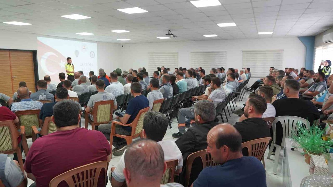 Melikgazi’den saha çalışanlarına trafik ve iş sağlığı eğitimi