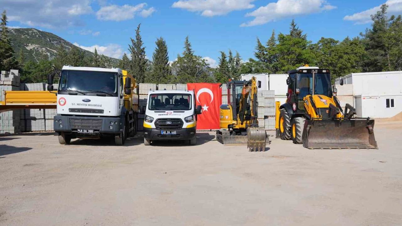 Menteşe Belediyesi Araç Filosunu Güçlendirdi: Altyapı ve Onarım Kapasitesi Artıyor