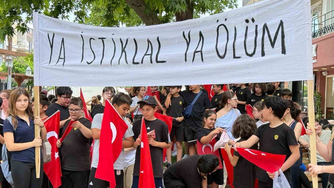 Menteşe'de 'Kocahan Mitingi' ile Milli Mücadele Ruhu Canlandırıldı