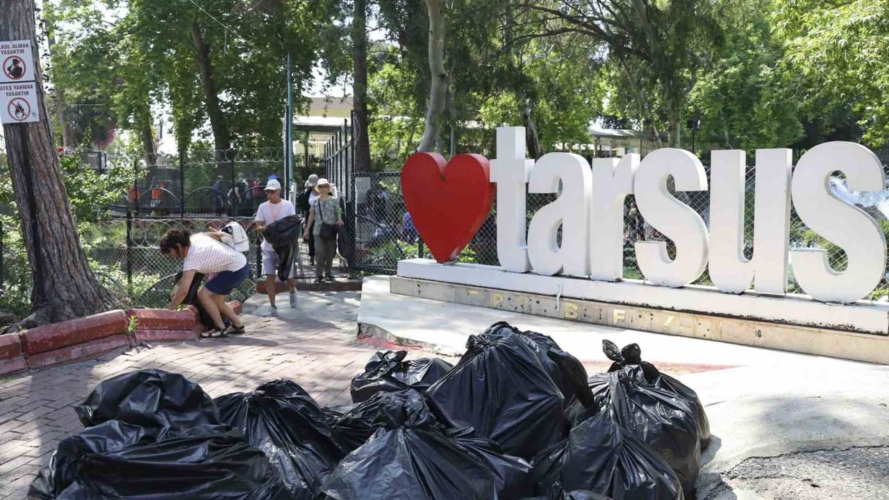 Mersin'de Dünya Çevre Haftası: Tarsus'ta Mesire Alanlarında Çevre Temizliği