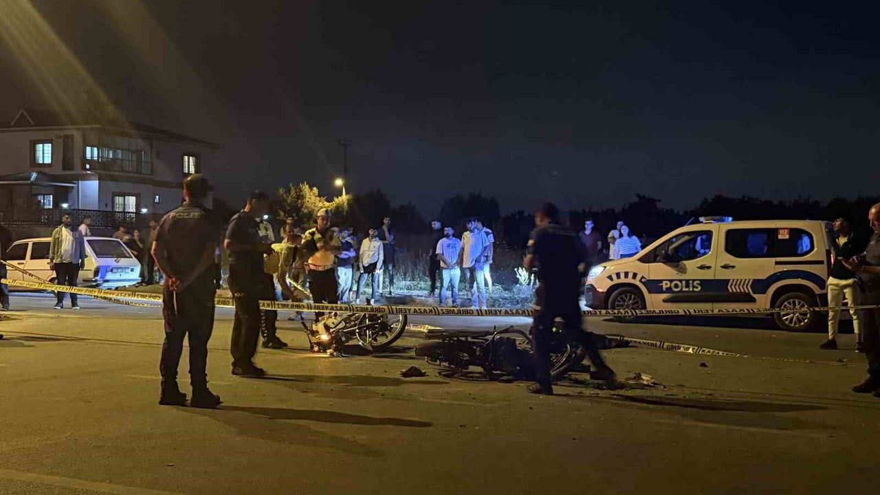 Mersin'de motosiklet kazası: 1 kişi hayatını kaybetti, 1 kişi yaralandı