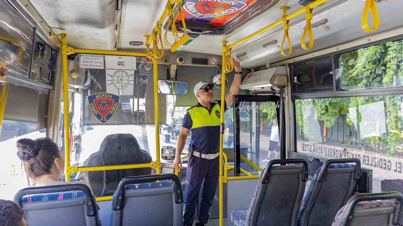 Mersin’de toplu taşımada klima denetimleri sıklaştırıldı