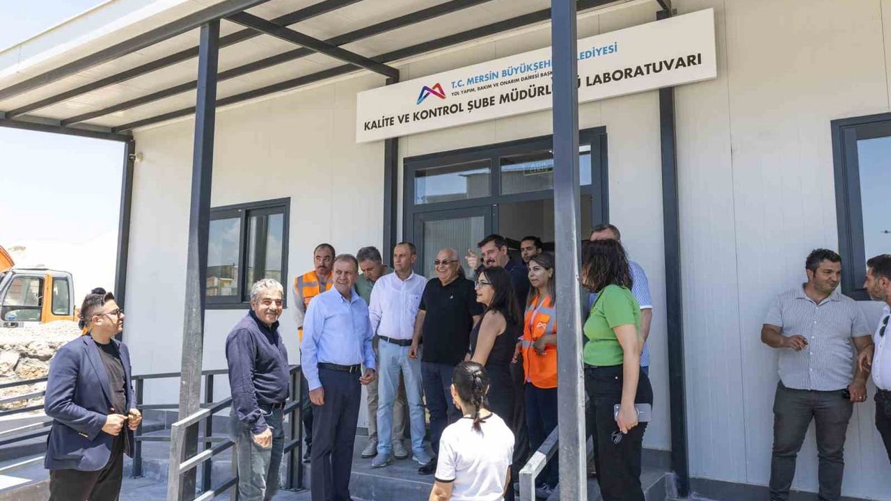 Mersin'de yol yapım hizmetlerine modern merkez