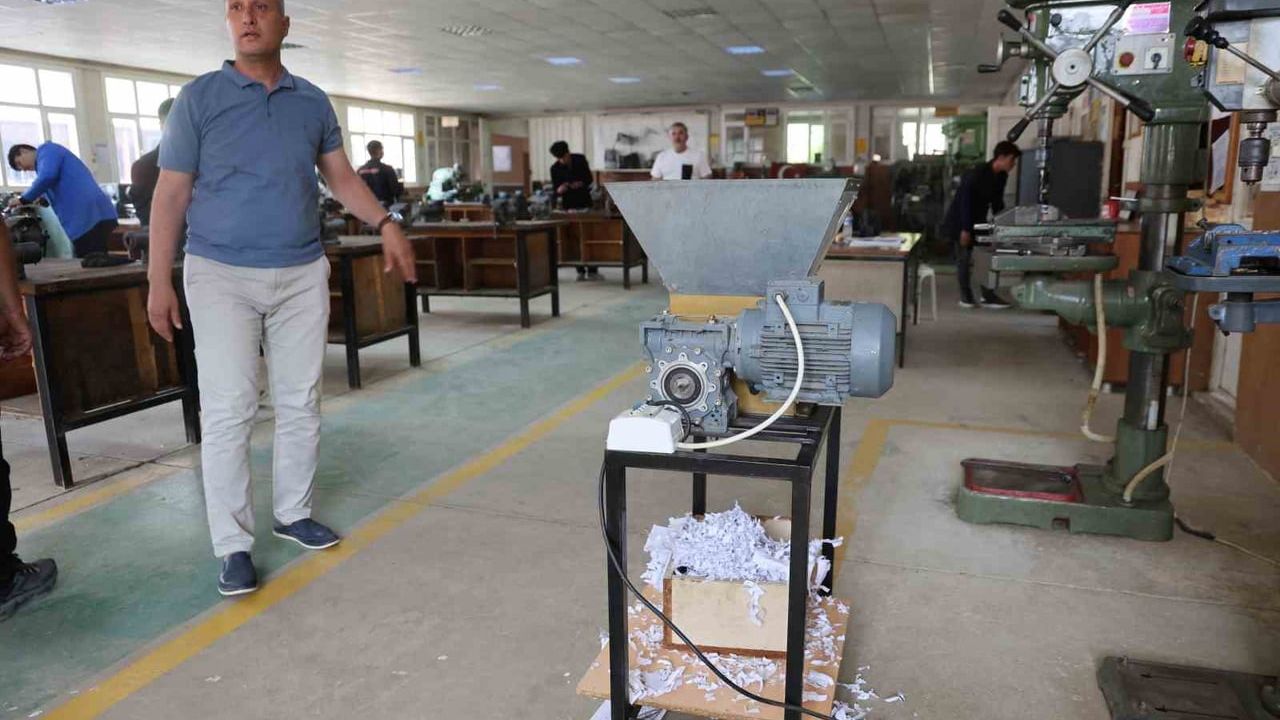 Meslek lisesi öğrencilerinden sıfır atık hamlesi