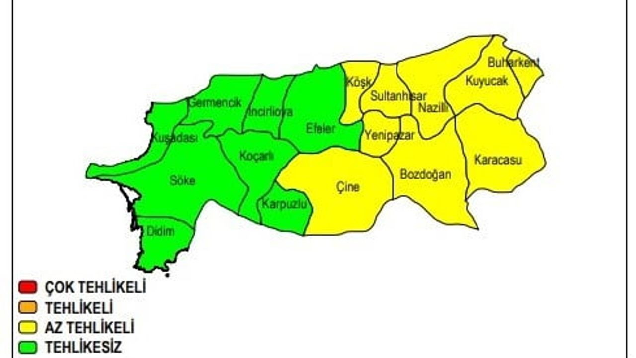 Meteoroloji'den aydın doğu ilçeleri için kuvvetli yağış uyarısı