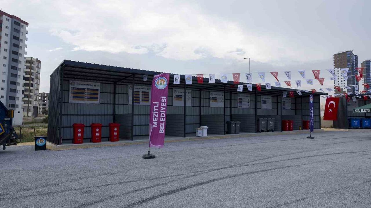 Mezitli’de Atık Getirme Merkezi hizmete açıldı