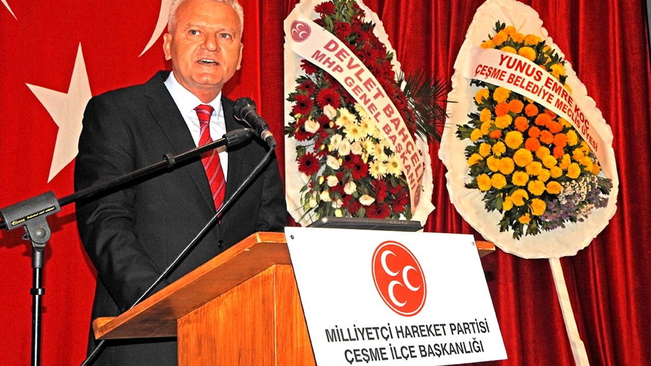 MHP Çeşme’de Galip Uluçam yeniden başkan seçildi