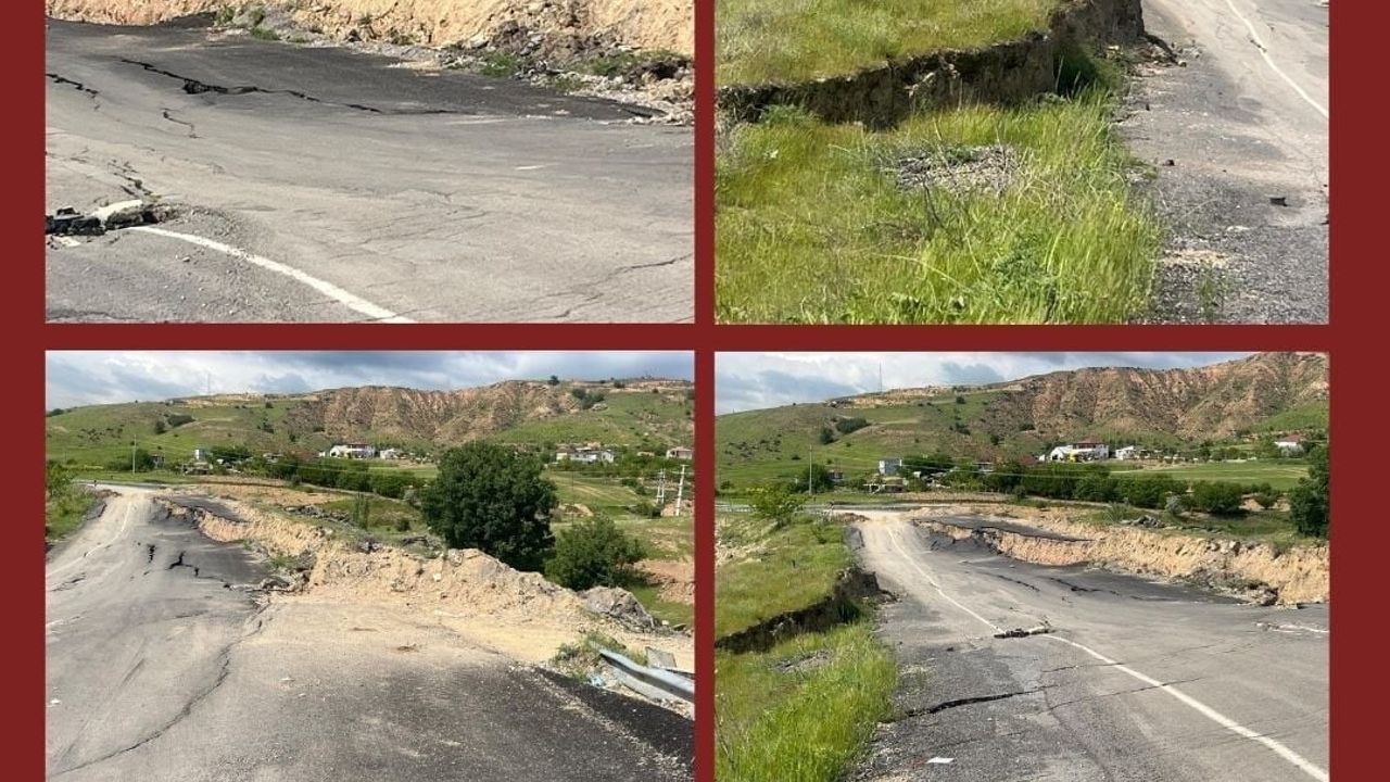 MHP'li Baki Ersoy, Felahiye Obruk'taki yol çökmesini TBMM'ye taşıdı