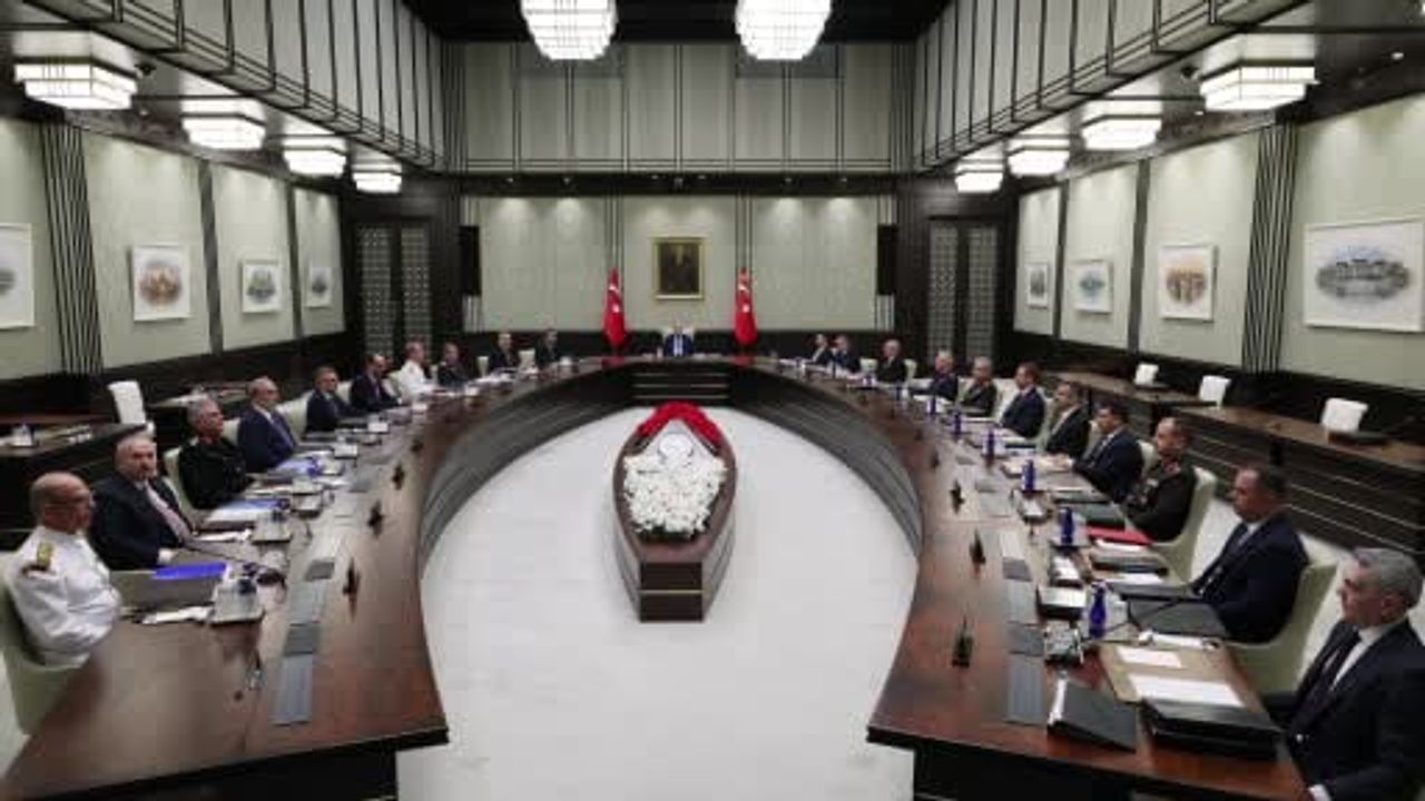 Milli güvenlik kurulu toplantısı cumhurbaşkanı Recep Tayyip Erdoğan’ın başkanlığında başladı