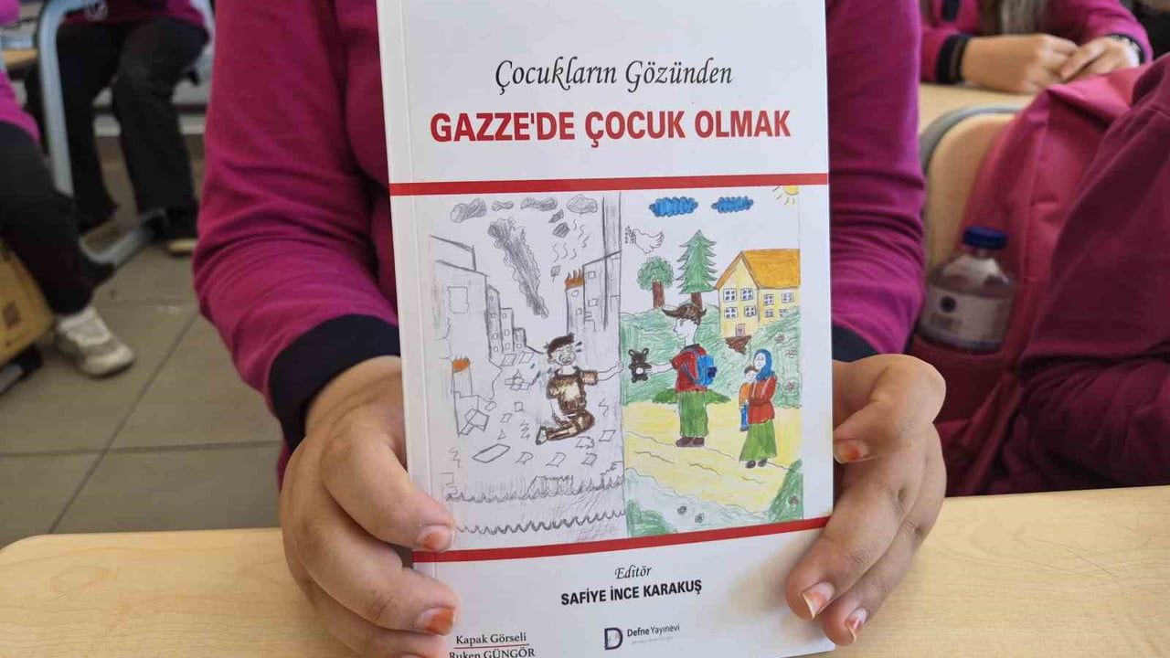 Minik yürekler Gazze’nin sesi oldu: öğrenciler kitabın gelirini bağışladı