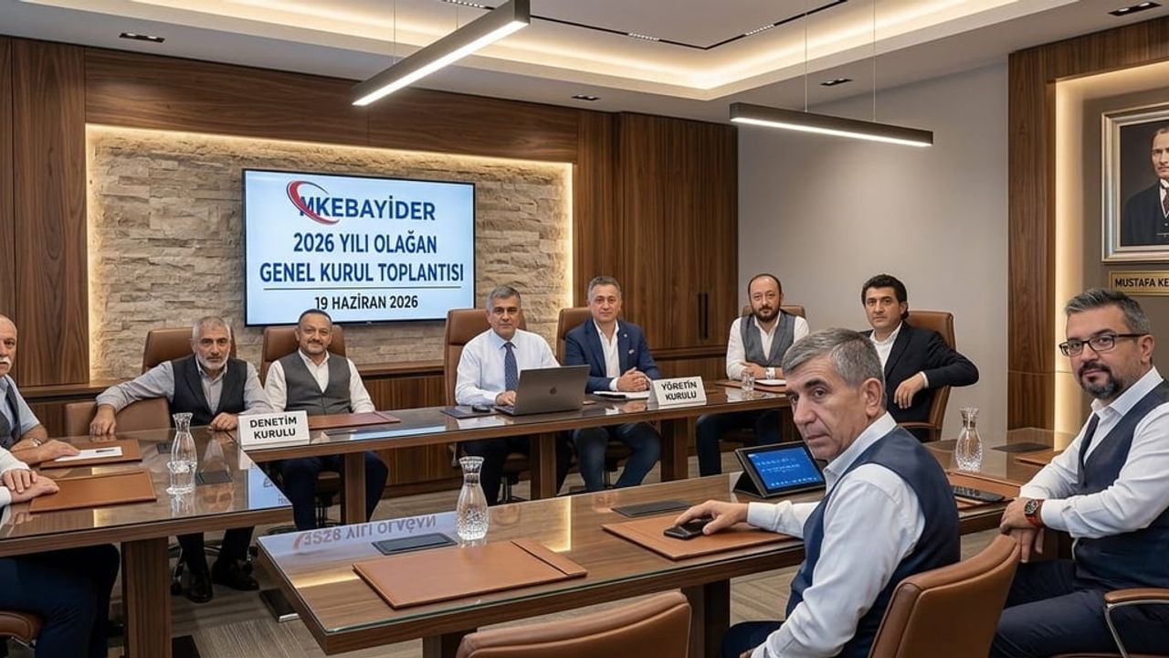 MKEBAYİDER olağan genel kurulunda başkan Mustafa Öztürk yeniden seçildi