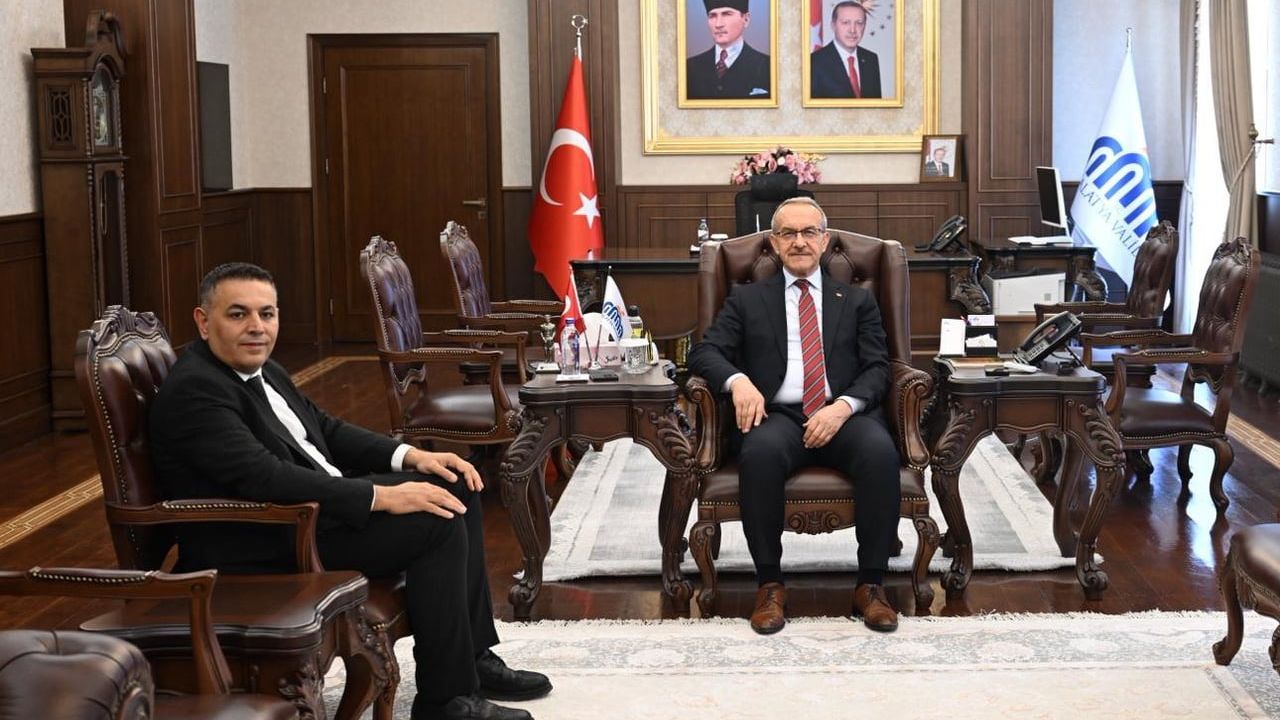 MTSO yönetim kurulu başkanı Sadıkoğlu'ndan Vali Yavuz'a ziyaret