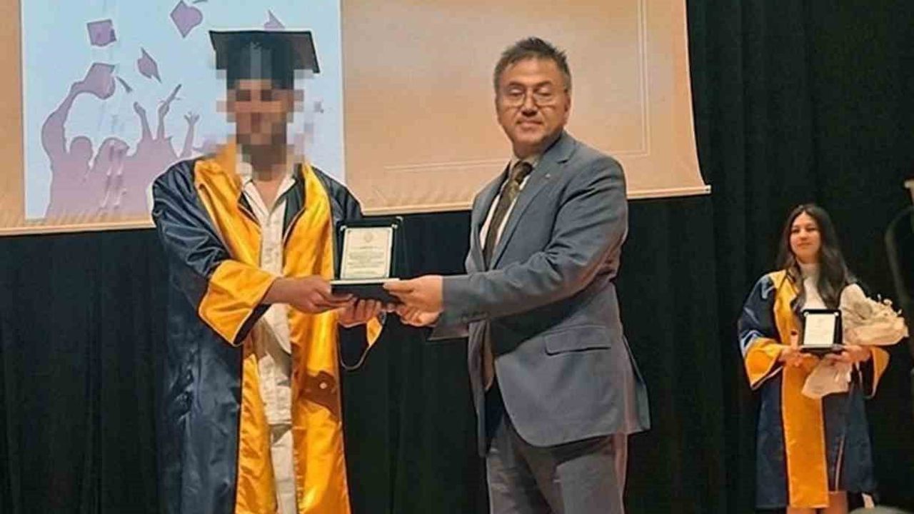 Muğla'da hükümlü öğrenci Y.Ö. Turizm Fakültesi'ni birincilikle bitirdi