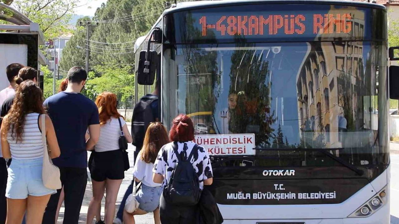 Muğla'da YKS günü öğrenci ve görevlilere ücretsiz ulaşım