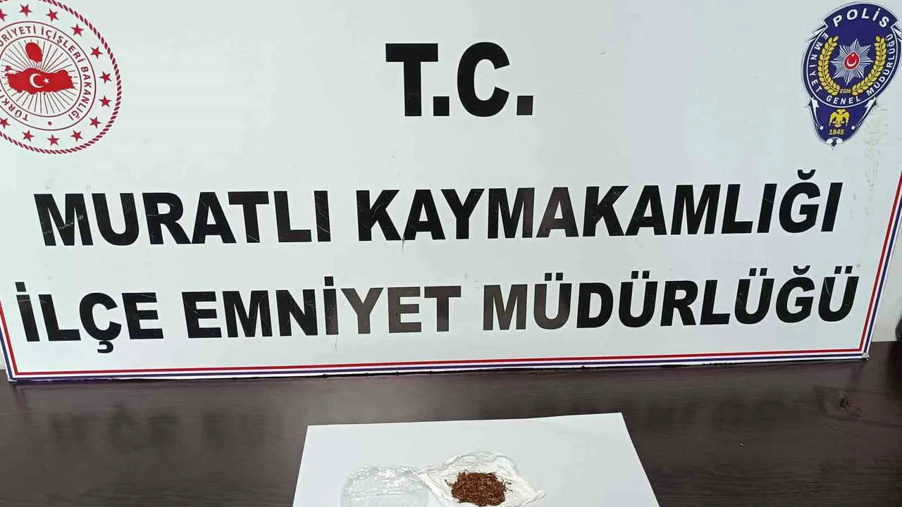 Muratlı’da ruhsatsız av tüfeği ve çeşitli uyuşturucular ele geçirildi