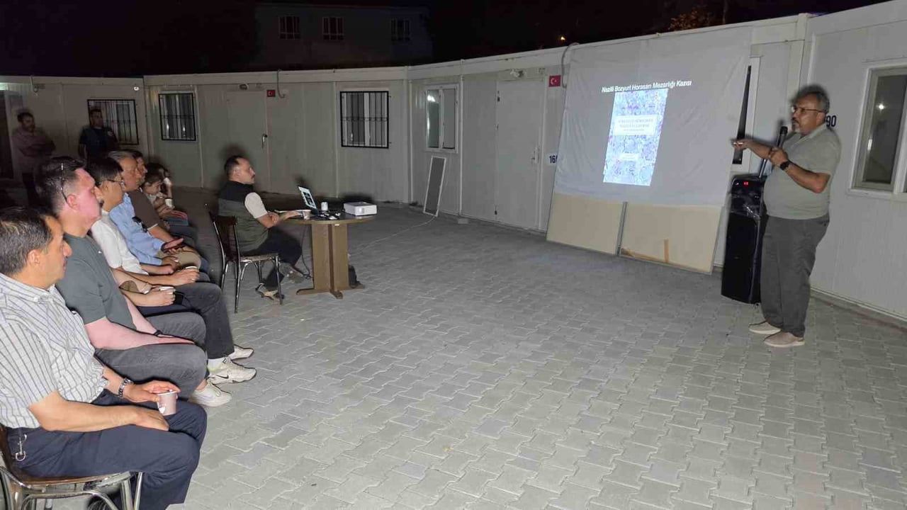 Nazilli'de kazı evinde orman yangınları ve kazı çalışmaları hakkında bilgilendirme