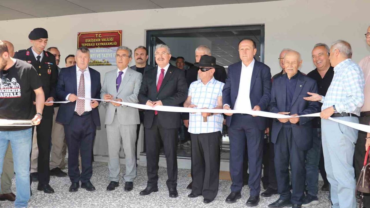 Nemli köyü sosyal tesisleri toplantı ve taziye evi törenle açıldı