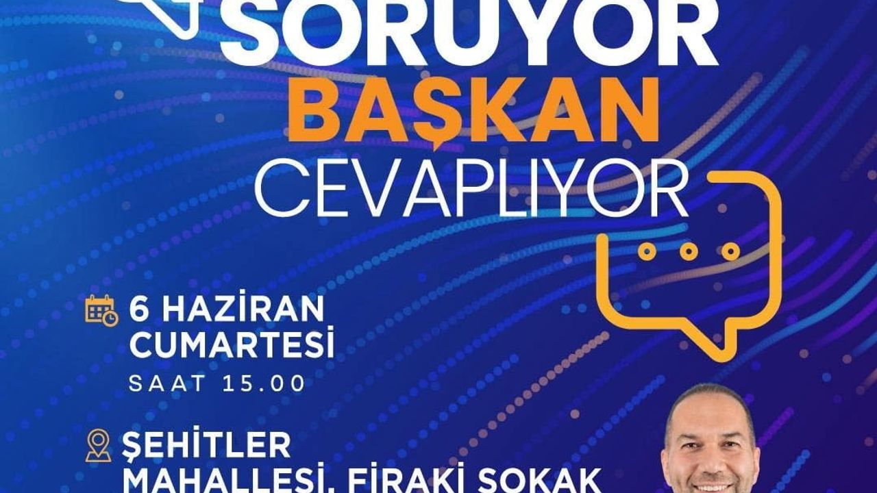 Niğde’de 'Vatandaş Soruyor, Başkan Cevaplıyor' programı Şehitler Mahallesi'nde