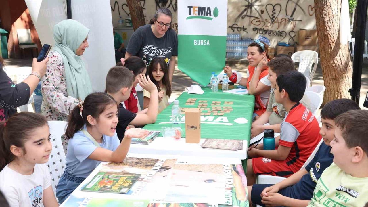 Nilüfer'de Dünya Çevre Günü: 'Çevreci Eller Buluşuyor' atölyeleriyle çocuklara çevre bilinci