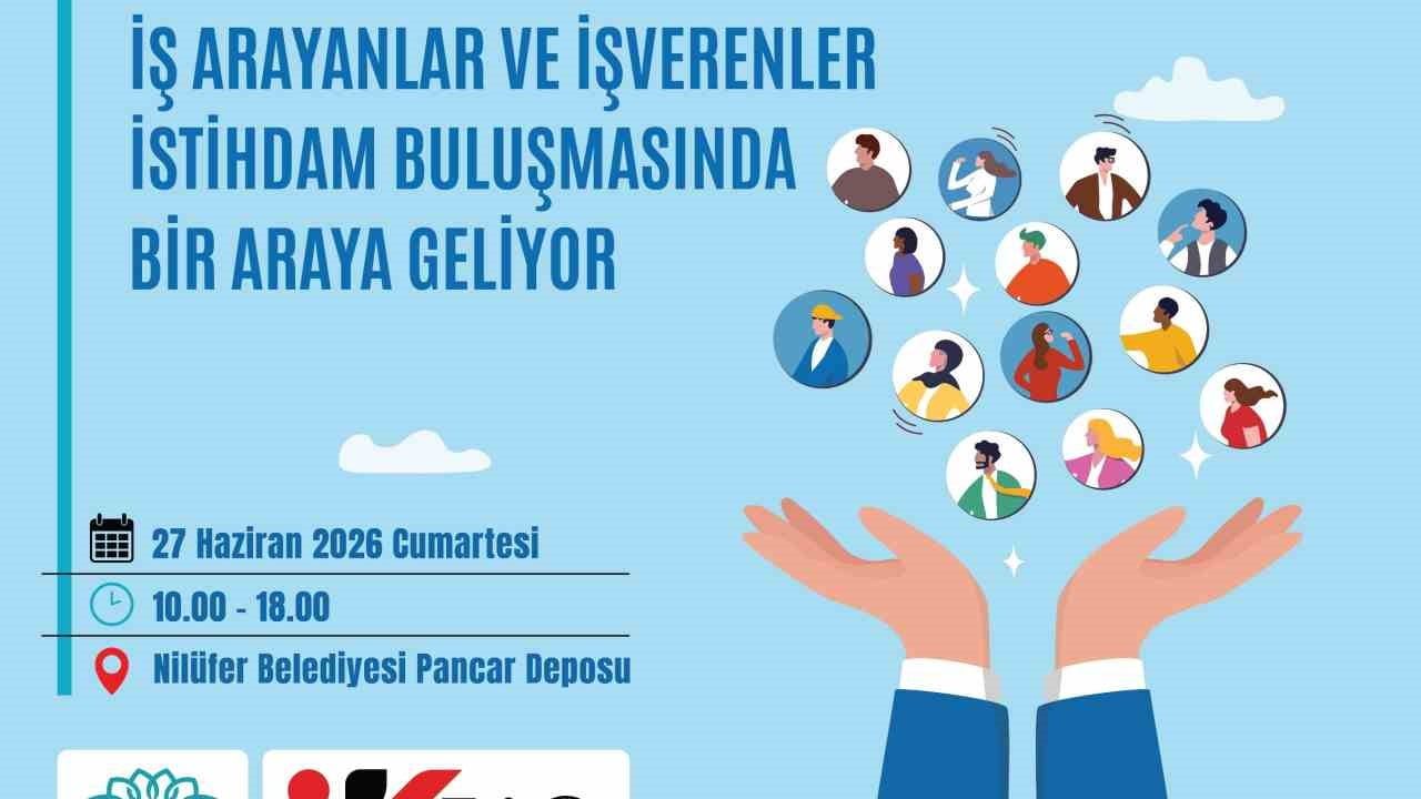Nilüfer'de istihdam buluşması 27 haziran cumartesi Pancar Deposu'nda